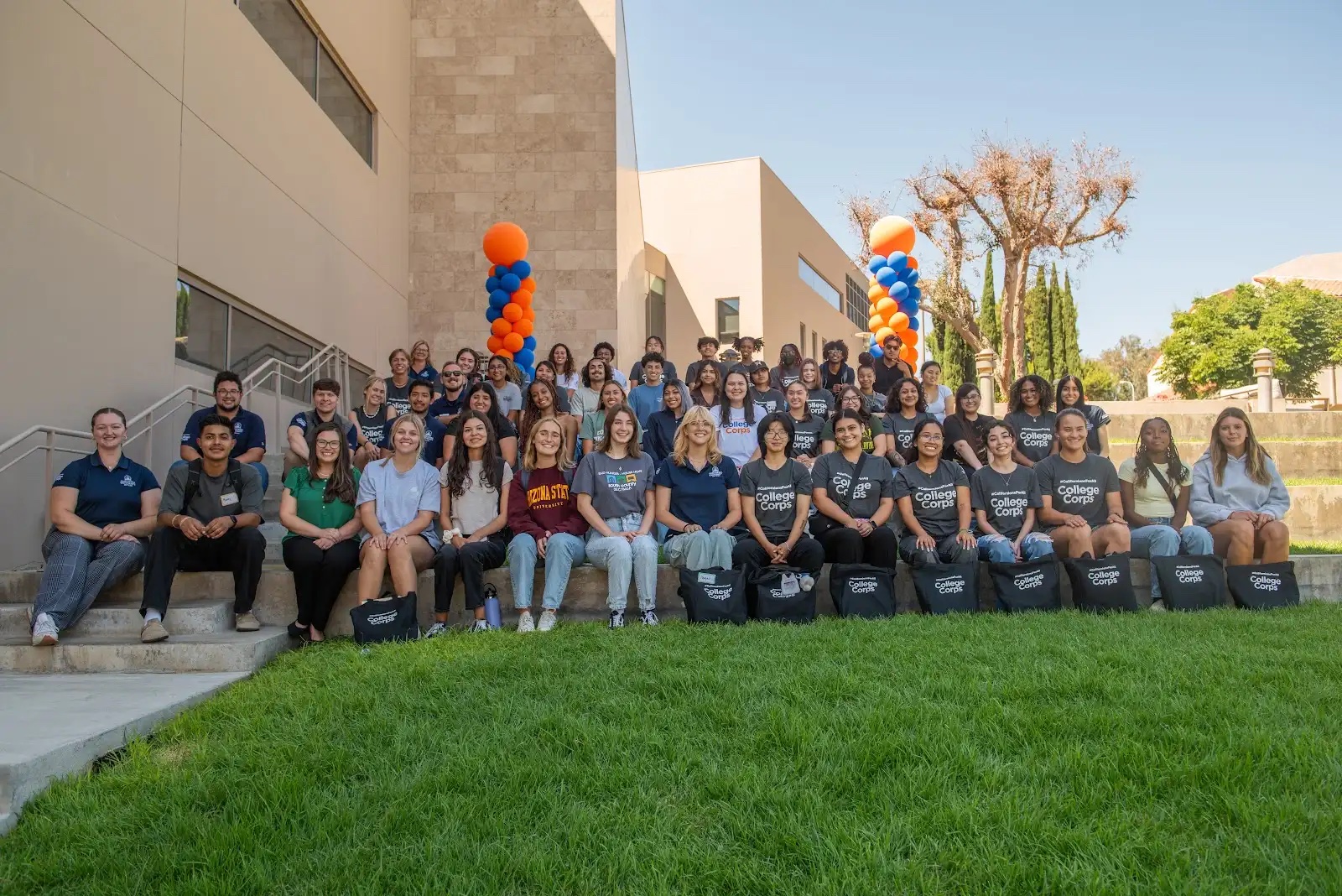 Group picture of all College Corps members